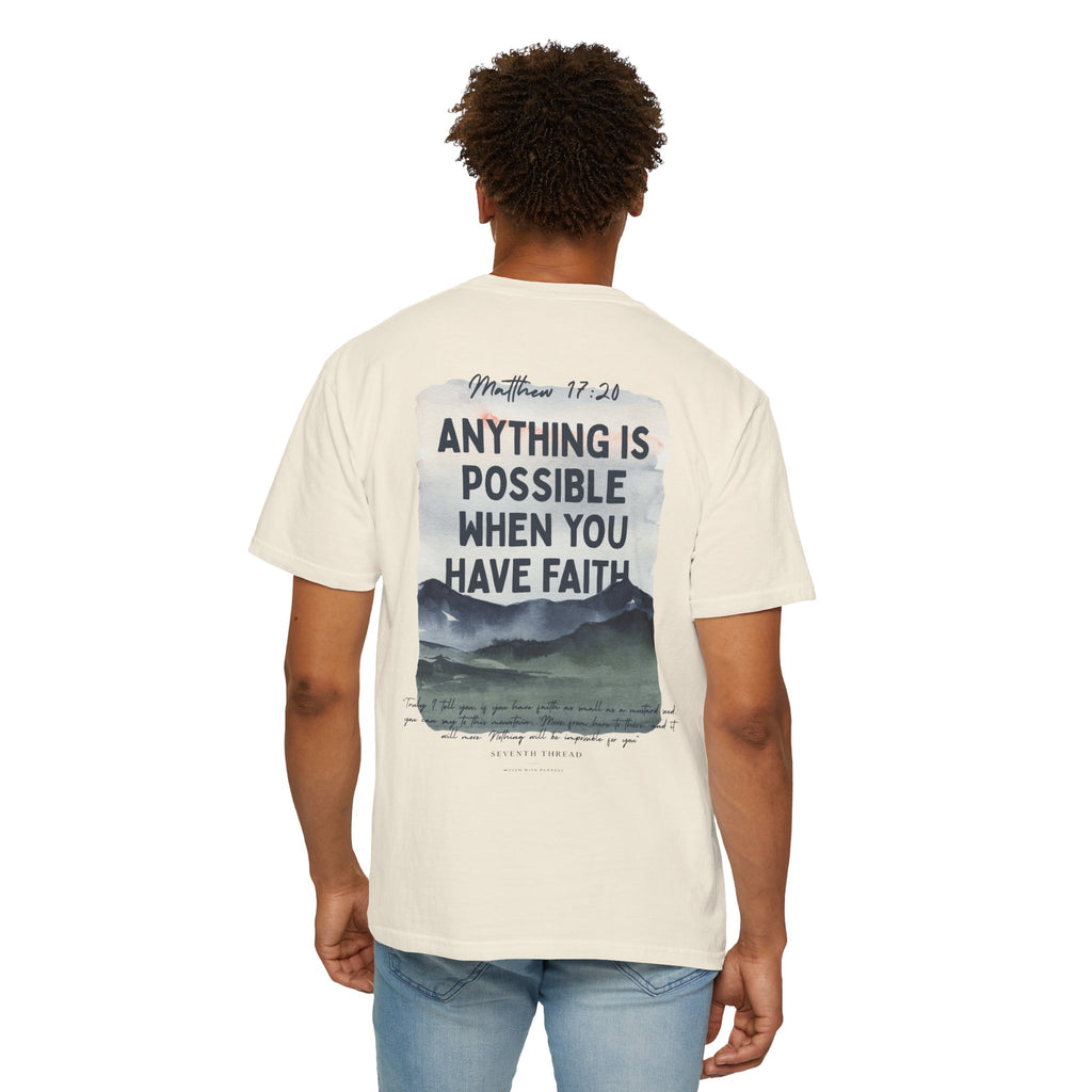 Matthew 17:20 Faith Mountains T-shirt