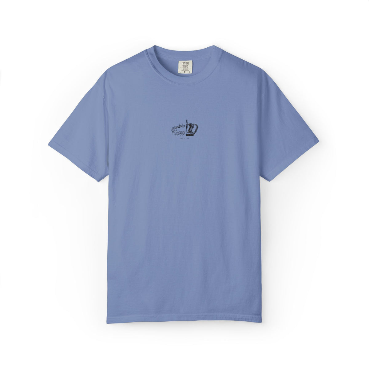 Half Crown of Thorns & Crown Jesus Is King T-Shirt | Minimal Christian Tee