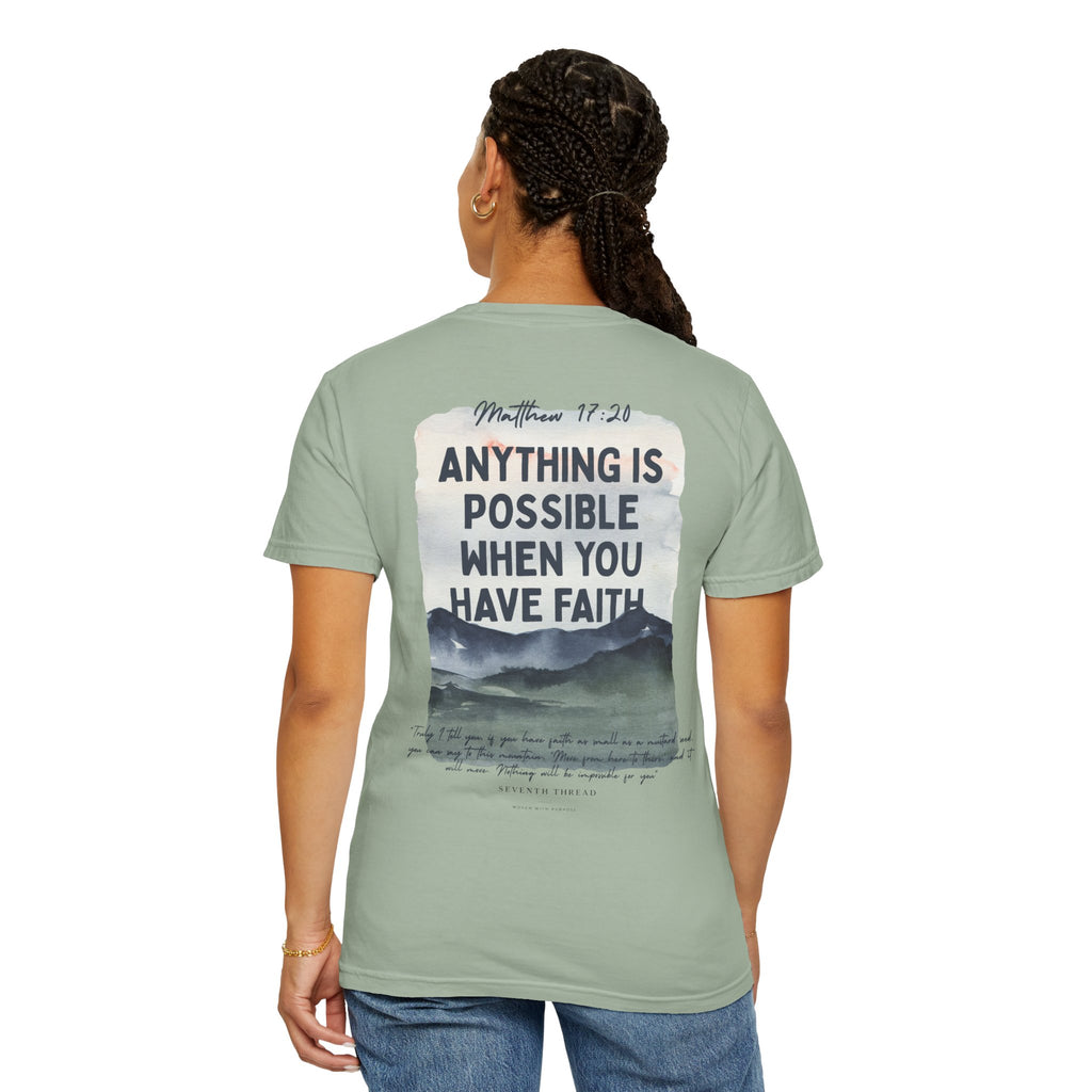Matthew 17:20 Faith Mountains T-shirt
