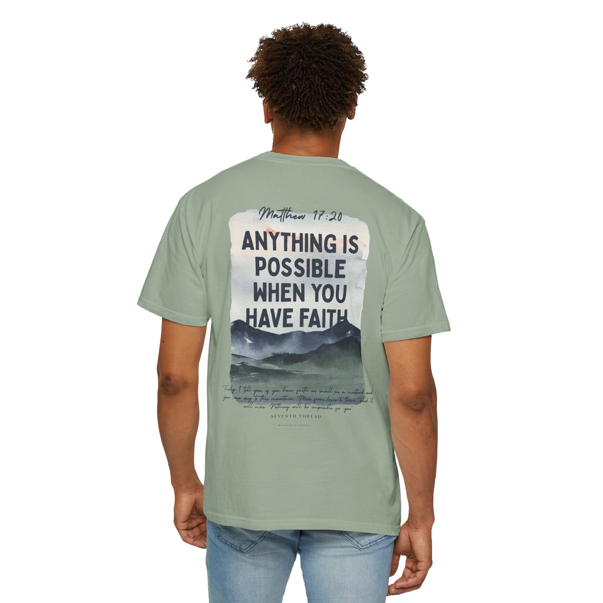 Matthew 17:20 Faith Mountains T-shirt