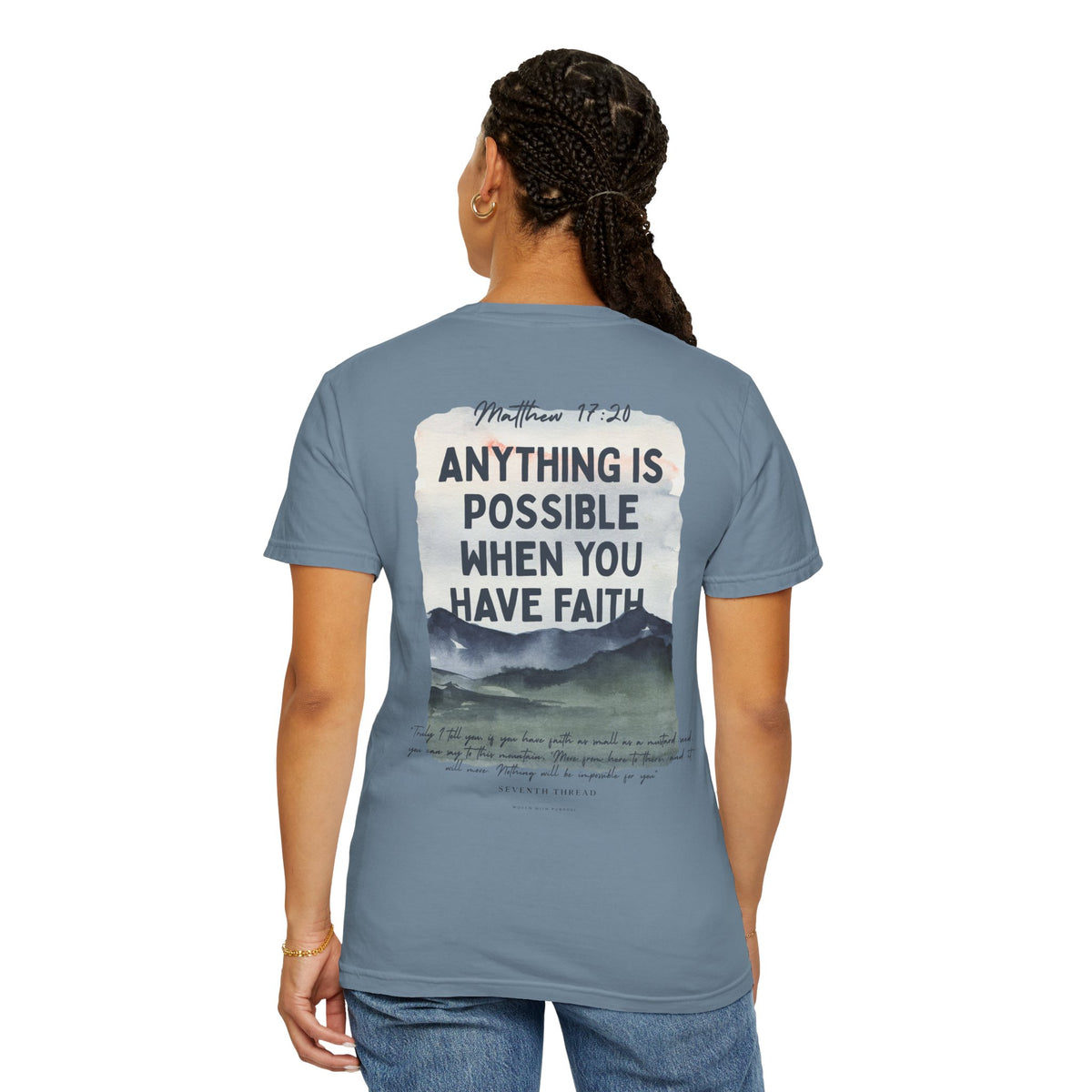 Matthew 17:20 Faith Mountains T-shirt