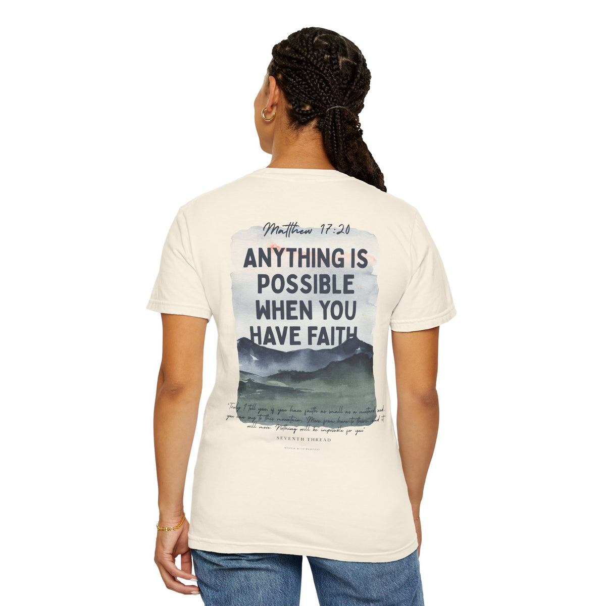 Matthew 17:20 Faith Mountains T-shirt