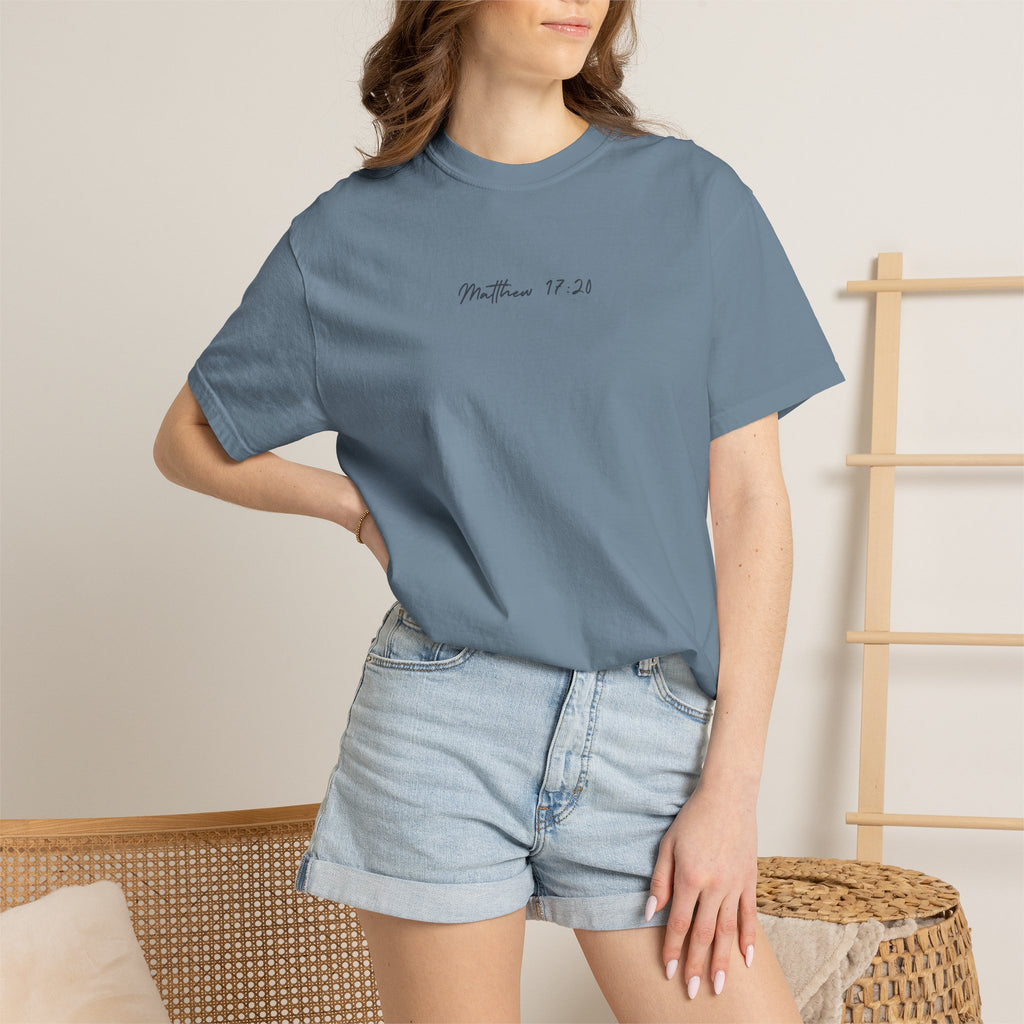 Matthew 17:20 Faith Mountains T-shirt