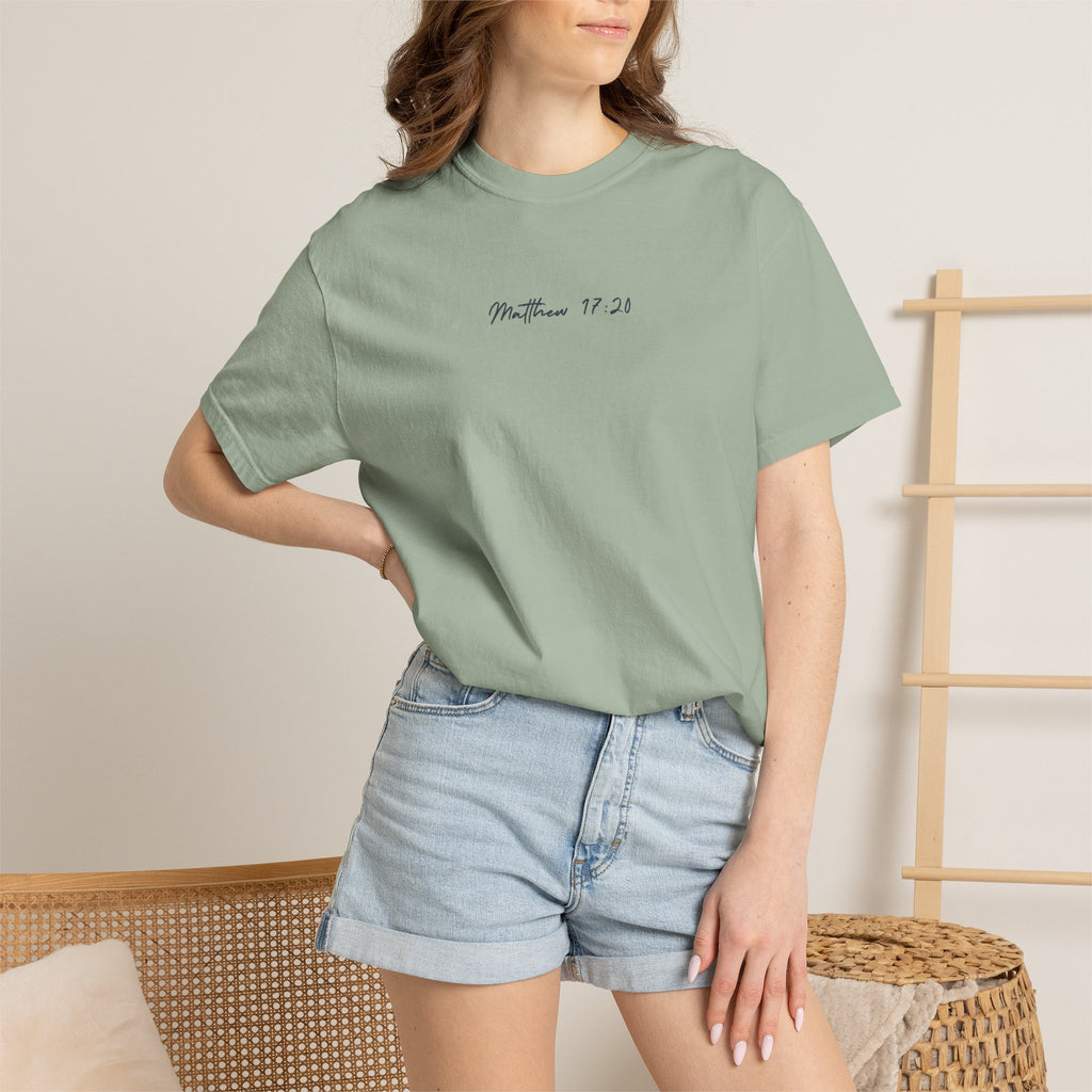 Matthew 17:20 Faith Mountains T-shirt